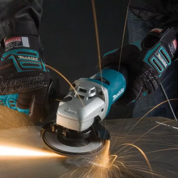 Makita 13 Amp 4-1/2 in. SJS High-Power Paddle Switch Angle Grinder