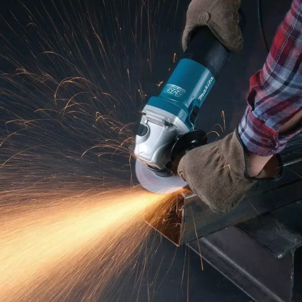 Makita 12 Amp 5 in. SJS II High-Power Angle Grinder