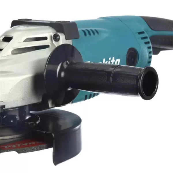 Makita 15 Amp 7 in. Corded Angle Grinder with Grinding wheel, Side handle and Wheel Guard