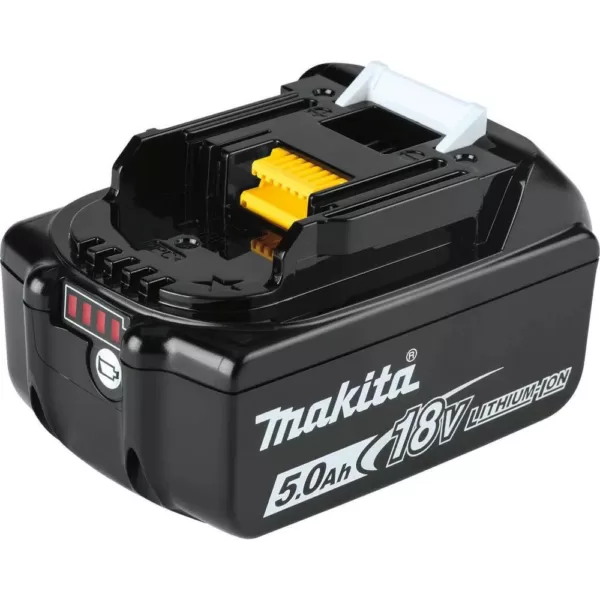 Makita 18-Volt LXT Brushless 4-1/2 in./5 in. Cut-Off/Angle Grinder with Electric Brake, BONUS 18-Volt LXT 5.0 Ah Battery