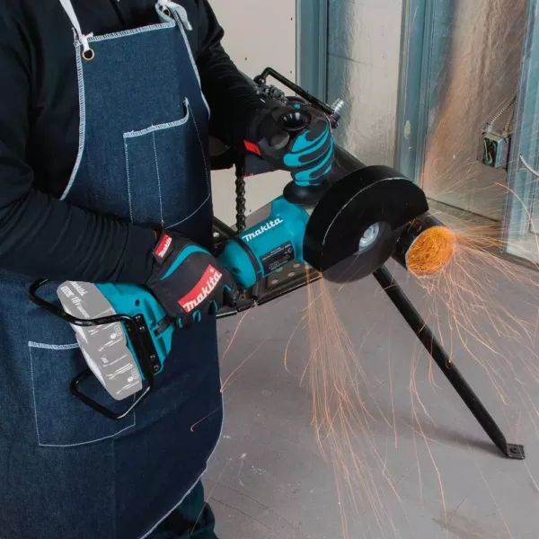 Makita 18-Volt X2 LXT Lithium-Ion 36-Volt Brushless Cordless 7 in. Cut-Off/Angle Grinder with Electric Brake and AWS Tool-Only