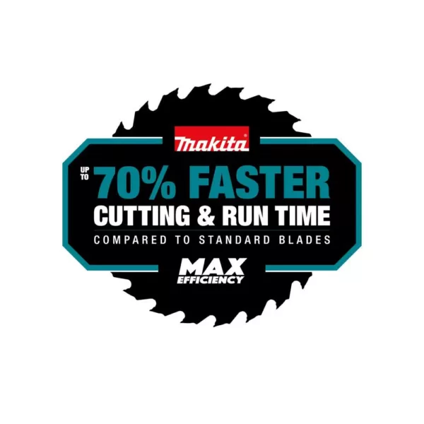 Makita 6-1/2 in. 25T Carbide-Tipped Max Efficiency Ultra-Thin Kerf Circular Saw Blade, Framing