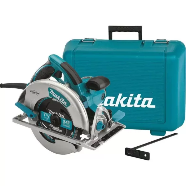 Makita 15 Amp 7-1/4 in. Lightweight Magnesium Circular Saw with bonus 15-Degree 1-3/4 in. Pneumatic Coil Roofing Nailer