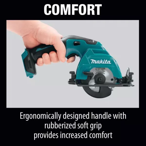 Makita 12-Volt MAX CXT Lithium-Ion 3-3/8 in. Cordless Circular Saw (Tool-Only)