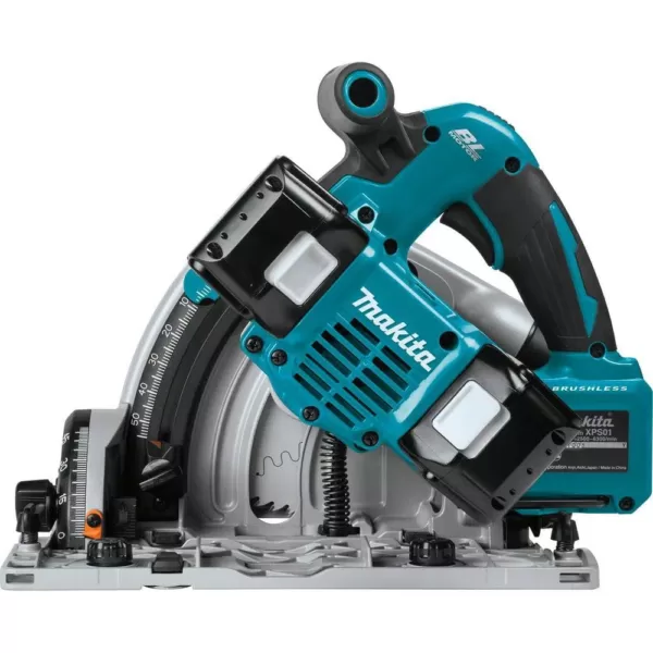 Makita 18-Volt X2 LXT (36-Volt) Brushless 6-1/2 in. Plunge Circular Saw 5.0 Ah with Bonus 18-Volt LXT Cordless Jigsaw