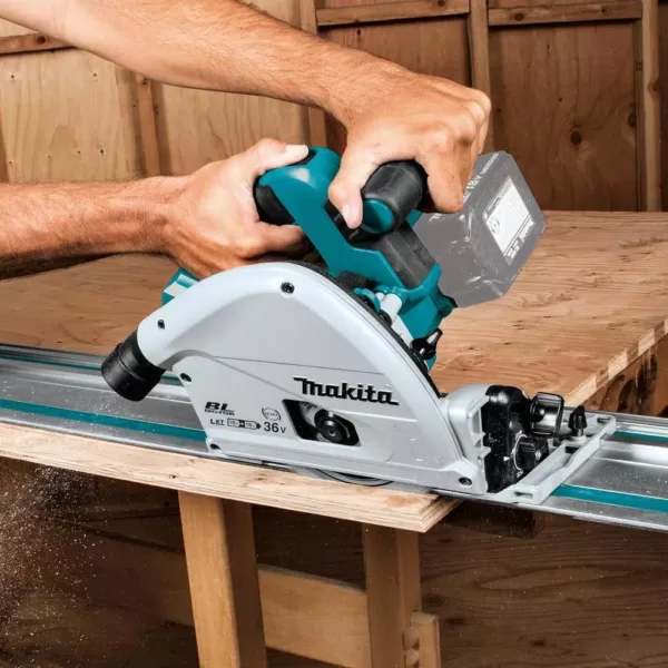 Makita 18-Volt X2 LXT (36-Volt) Brushless 6-1/2 in. Plunge Circular Saw with Bonus 6-1/2 in. 56T Carbide-Tipped Saw Blade