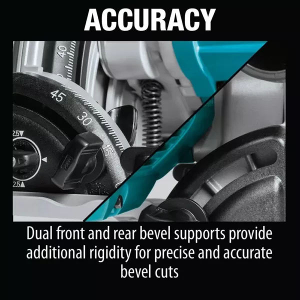 Makita 18-Volt X2 LXT Lithium-Ion (36-Volt) Brushless Cordless 6-1/2 in. Plunge Circular Saw (Tool Only) with 55T Carbide Blade