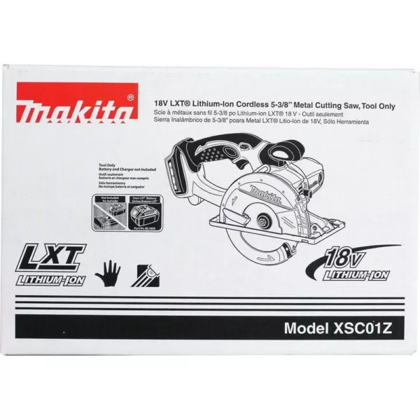 Makita 18-Volt LXT Lithium-Ion 5-3/8 in. Cordless Metal Cutting Saw (Tool-Only)