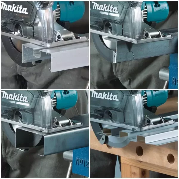 Makita 18-Volt 5-7/8 in. 5.0 Ah LXT Lithium-Ion Brushless Cordless Metal Cutting Saw Kit with Electric Brake and Chip Collector