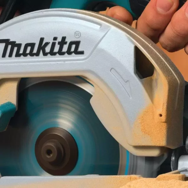 Makita 18-Volt LXT Lithium-Ion Brushless Cordless 6-1/2 in. Circular Saw with Electric Brake and 24T Carbide Blade (Tool-Only)