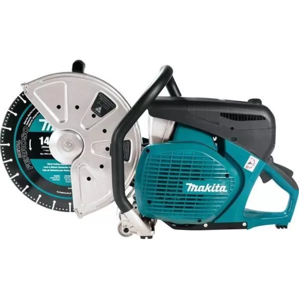 Makita 4-Stroke (MM4) 14 in. 76cc Gas Saw with bonus 14 in. Segmented Rim Dual Purpose Diamond Blade