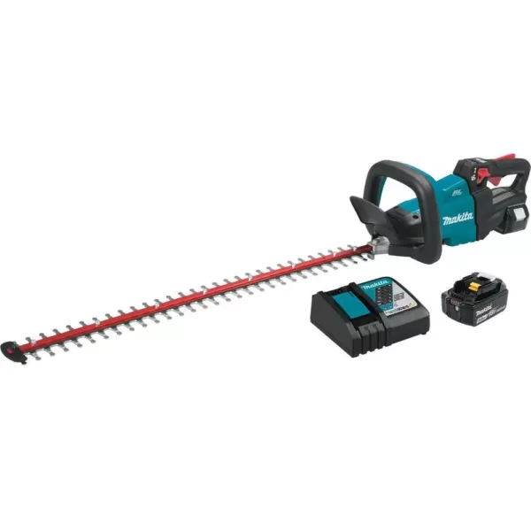 Makita 18-Volt LXT Lithium-Ion Brushless Cordless 30 in. Hedge Trimmer Kit (5.0 Ah)