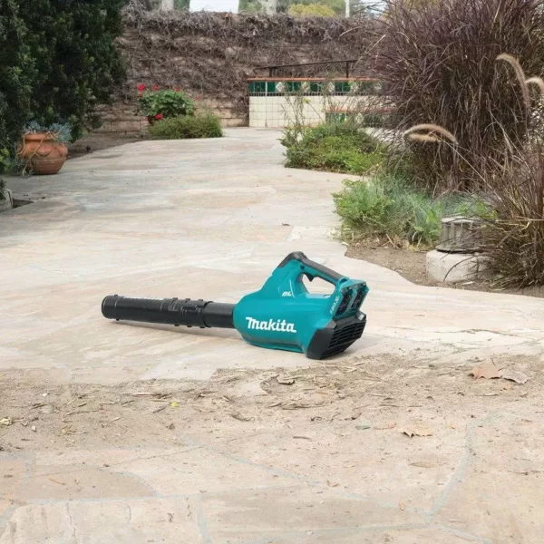 Makita 120 MPH 473 CFM 18-Volt X2 (36-Volt) LXT Lithium-Ion Cordless Brushless Leaf Blower with Bonus Flat End Nozzle