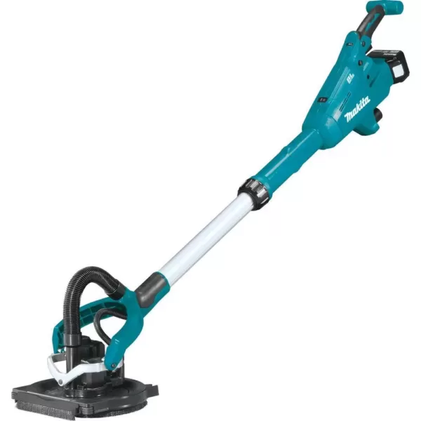 Makita 5.0 Ah 18-Volt LXT Lithium-Ion Brushless Cordless 9 in. Drywall Sander Kit, AWS Capable