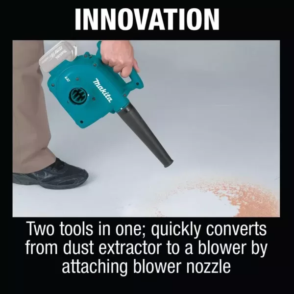 Makita 18-Volt LXT Lithium-Ion Cordless 3/4 Gal. Portable Dry Dust Extractor/Blower (Tool-Only)