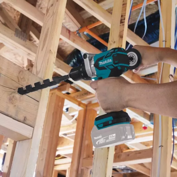 Makita 18-Volt LXT Lithium-Ion Brushless Cordless 1/2 in. XPT Hammer Drill/Driver (Tool-Only)