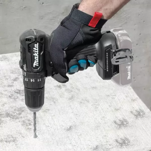 Makita 18-Volt LXT Lithium-Ion Sub-Compact Brushless Cordless 1/2 in. Hammer Driver Drill (Tool Only)