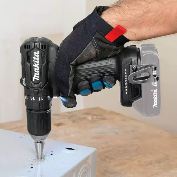 Makita 18-Volt LXT Lithium-Ion Sub-Compact Brushless Cordless 1/2 in. Hammer Driver Drill (Tool Only)