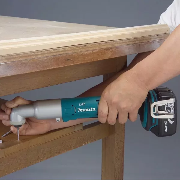 Makita 18-Volt LXT Lithium-Ion 1/4 in. Cordless Angle Impact Driver Kit with (2) Batteries 3.0Ah, Charger and Tool Bag