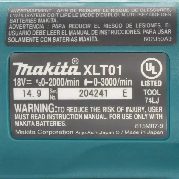 Makita 18-Volt LXT Lithium-Ion Cordless Angle Impact Driver (Tool-Only)