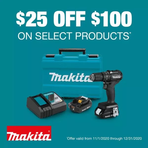 Makita 12-Volt MAX CXT Lithium-Ion Cordless 3/8 in. Angle Impact Wrench Kit 2.0Ah