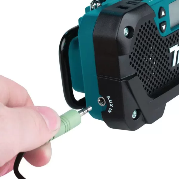 Makita 12-Volt MAX CXT Lithium-Ion Cordless MP3 Compatible Compact Job Site Radio (Tool Only)