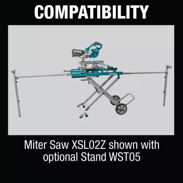 Makita 18-Volt X2 LXT Lithium-Ion 1/2 in. Brushless Cordless 7-1/2 in. Dual Slide Compound Miter Saw (Tool-Only)