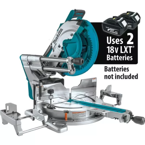 Makita 18-Volt X2 LXT Lithium-Ion (36-Volt) 12 in. Brushless Dual-Bevel Sliding Compound Miter Saw AWS Capable (Tool-Only)