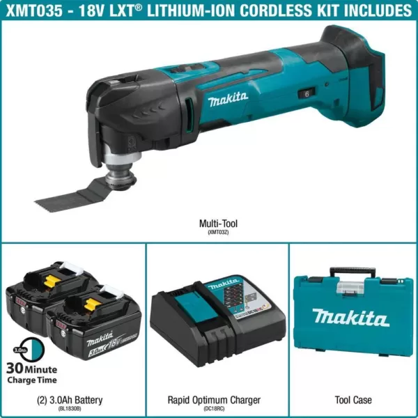 Makita 18-Volt LXT Lithium-Ion Cordless Multi-Tool Kit