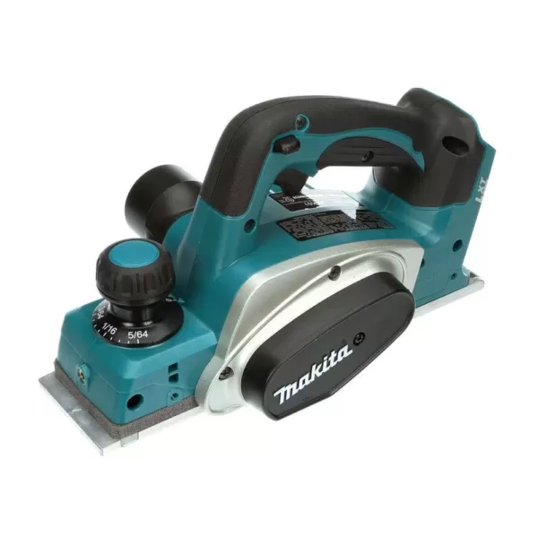 Makita 18V LXT Lithium-Ion Cordless 3-1/4 in. Planer, Tool Only with bonus 18-Volt 5.0Ah LXT Lithium-Ion Battery