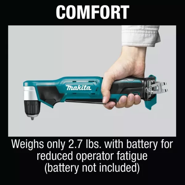 Makita 12-Volt MAX CXT Lithium-Ion Cordless 3/8 in. Right Angle Drill (Tool-Only)