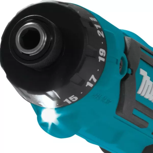 Makita 7.2-Volt Lithium-Ion 1/4 in. Cordless Hex Driver-Drill Kit with Auto-Stop Clutch