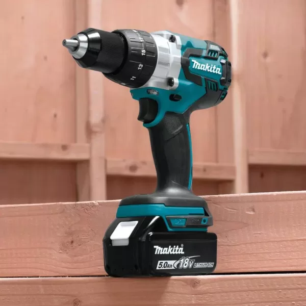 Makita 18-Volt LXT Lithium-Ion Brushless Cordless 1/2 in. Driver Drill Kit 5.0Ah