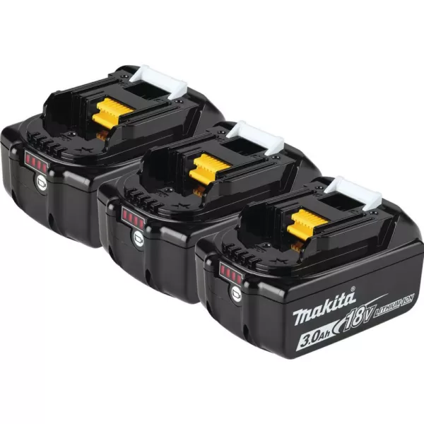 Makita 18-Volt LXT Lithium-Ion 3.0 Ah Battery (3-Pack)