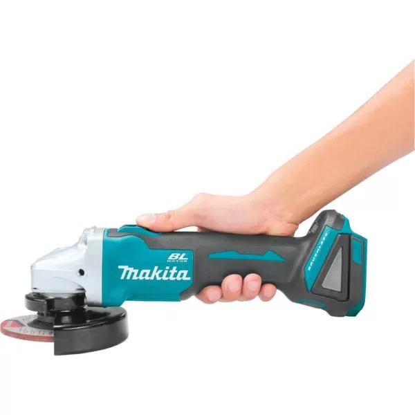 Makita 18-Volt LXT 4.0 Ah Battery and Rapid Optimum Charger Starter Pack with Bonus 18-Volt LXT Brushless Cut-Off/Angle Grinder