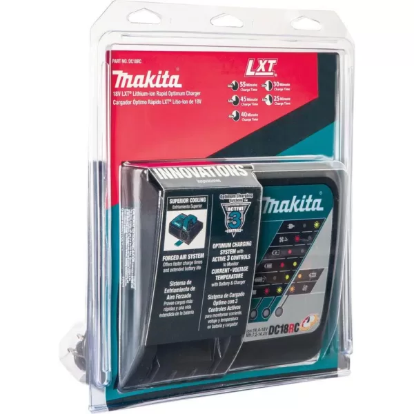 Makita 18-Volt LXT Lithium-Ion Rapid Optimum Battery Charger