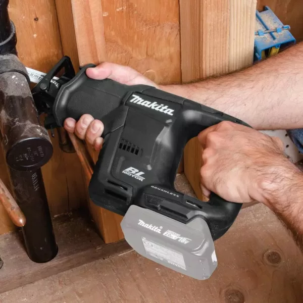 Makita 18-Volt LXT Sub-Compact Brushless Impact Driver, 11/16 in. Rotary Hammer and Recipro Saw with bonus 18V LXTStarter Pack