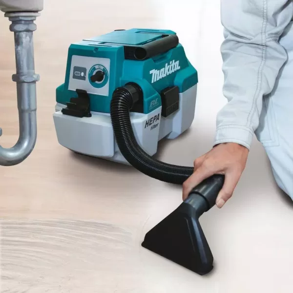 Makita 18-Volt LXT Brushless Drywall Screwdriver, 9 in. Drywall Sander and 2 Gal. Vacuum with bonus 18V LXT Starter Pack