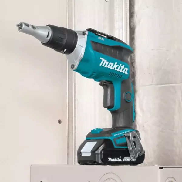 Makita 18-Volt 2.0Ah LXT Lithium-Ion Compact Cordless Combo Kit (2-Piece) (Brushless Drywall Screwdriver/ Cut-Out Tool)