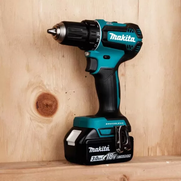 Makita 18-Volt LXT Lithium-ion Brushless Cordless 2-Piece Combo Kit 3.0Ah Driver-Drill/ Impact Driver