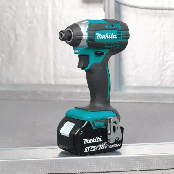 Makita 18-Volt LXT Lithium-Ion Cordless Combo Kit (6-Piece) with (2) Battery (3.0Ah), Rapid Charger and Tool Bag