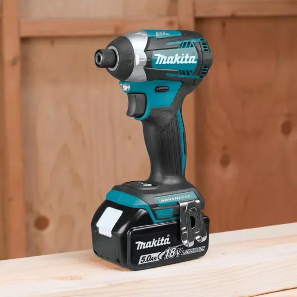 Makita 18-Volt LXT Brushless 7-Piece Kit Hammer Driver-Drill, Impact Driver, Recipro Saw, Circ Saw, Grinder, Radio, Light 5.0Ah