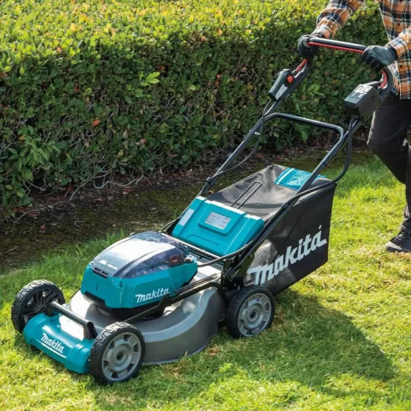 Makita 21 in. 18-Volt X2 (36-Volt) LXT Lithium-Ion Cordless Walk Behind Push Lawn Mower, Tool-Only