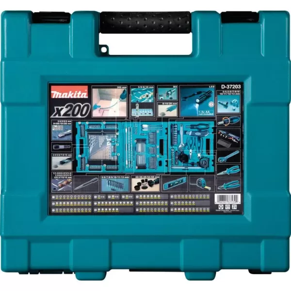 Makita Metric Bit and Hand Tool Set (200-Piece)