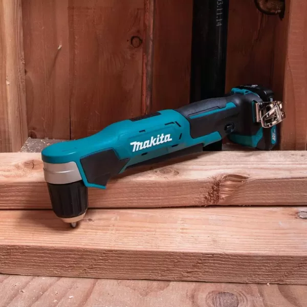 Makita 12-Volt MAX CXT Lithium-Ion Cordless 3/8 in. Right Angle Drill Kit (2.0 Ah)