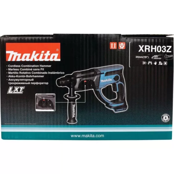 Makita 18-Volt LXT Lithium-Ion 7/8 in. Cordless SDS-Plus Concrete/Masonry Rotary Hammer Drill (Tool-Only)