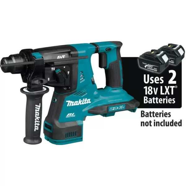 Makita 18-Volt X2 LXT Lithium-Ion 36-Volt 1-1/8 in. Brushless Cordless Rotary Hammer (Tool-Only)