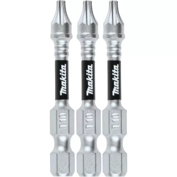 Makita IMPACT XPS T10 Torx 2 in. Power Bit (3-Pack)