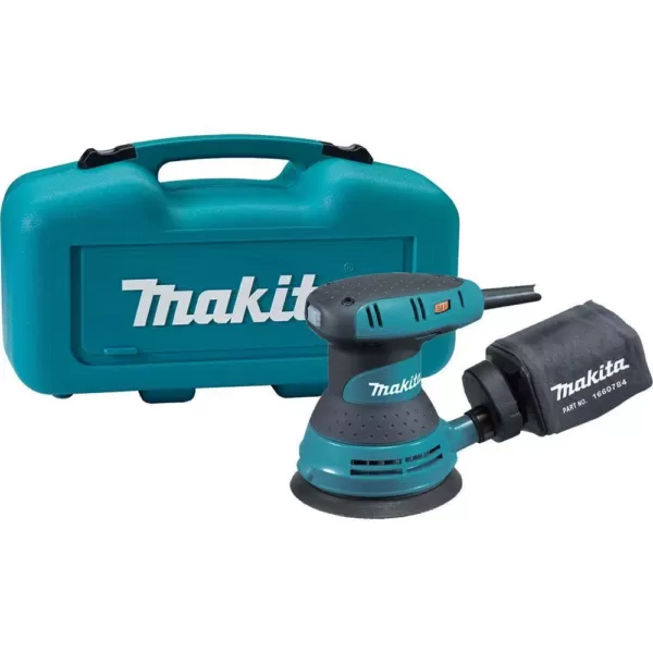 Makita 3 Amp 5 in. Corded Random Orbital Sander with Variable Speed Tool Case